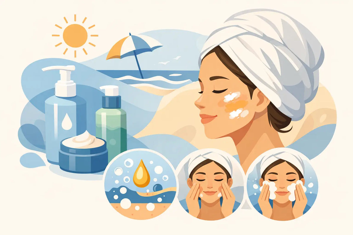 Double Cleansing for Sunscreen Removal